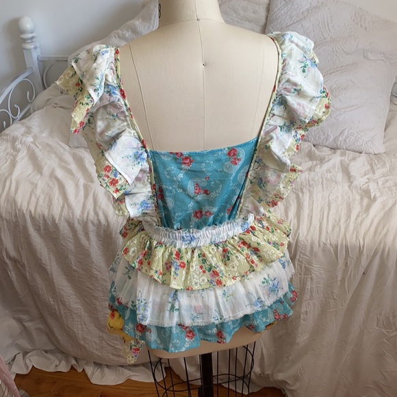 Love shack fancy ruffle print dress - Picture 3 of 4